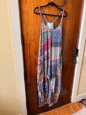 XL Natural Life Patchwork Jumper with pockets